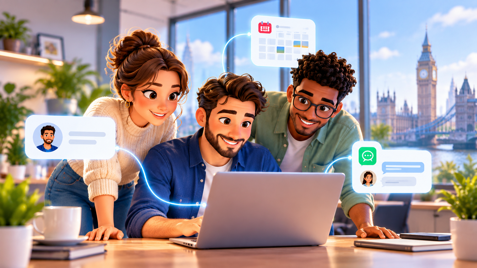 All in one CRM for small business dashboard showing customer pipeline, bookings and conversations